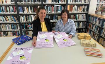Patricia Lojo y Loló Fernández presentaron la actividad participativa convocada para conmemorar el Día Internacional del Libo