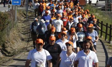 Participantes en la Andaina del Tinto