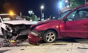 El accidente de tráfico consistió en una colisión frontal entre un Citroën Xsara y un Hyundai i30
