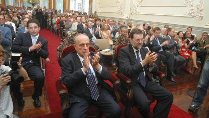 Asistentes a la toma de posesión de Louzán como Presidente de la Diputación