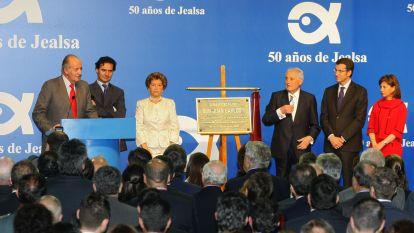 El rey don Juan Carlos visita jealsa con motivo del 50 aniversario. Emilio Moldes