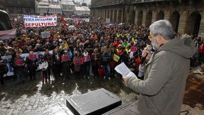 La movilización del sector del mar logra frenar la lei de Acuicultura. Gonzalo Salgado