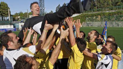 El Sanxenxo asciende a tercera división. Gonzalo Salgado
