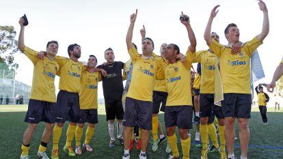El Sanxenxo asciende a tercera división. Gonzalo Salgado