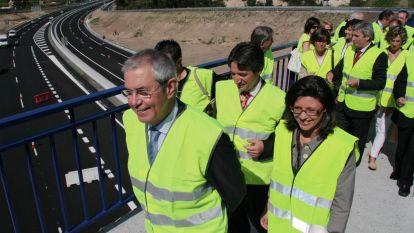Touriño, Caride y los alcaldes inauguran la autovía do Salnés