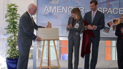 Los principes de Asturias inauguran el centro Amencer. Mónica Irago