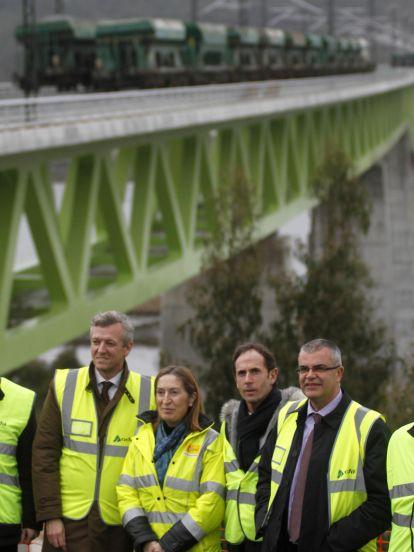 Prueba de carga del Viaducto del AVE Catoira. Gonzalo Salgado