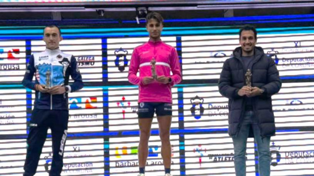 El isleño Pablo Otero en el primer puesto del podio