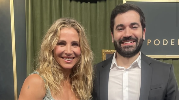Paulo García Conde con Elsa Pataky en la presentación de ‘El Homenaje'