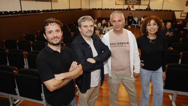 Integrantes del Cine Clube Ádega de Vilagarcía