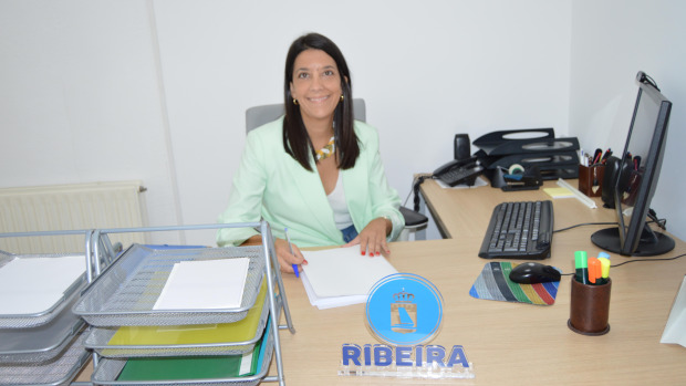 La alcaldesa de Ribeira, María Sampedro