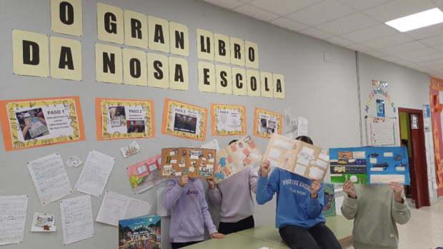 Uno de los proyectos que el centro presentó al certamen de Bibliotecas Escolares