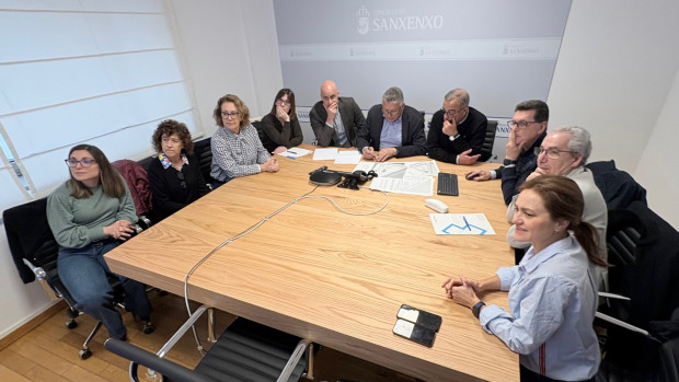 Reunión entre el Sergas y el Concello de Sanxenxo por la ampliación del centro de salud de Baltar