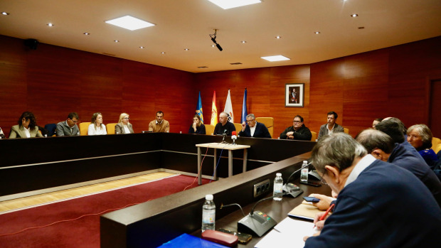 Imagen de archivo del Pleno de Sanxenxo