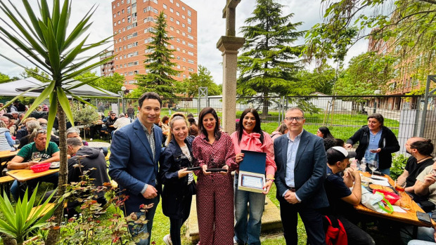 Las autoridades en la última jornada de la cita enogastronómica