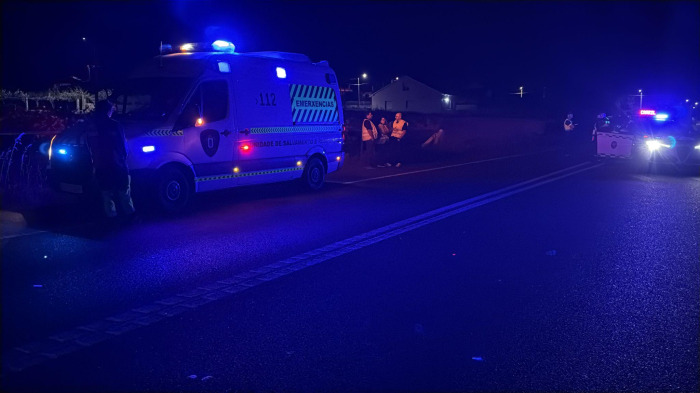 El operativo de emergencias, en el lugar del accidente
