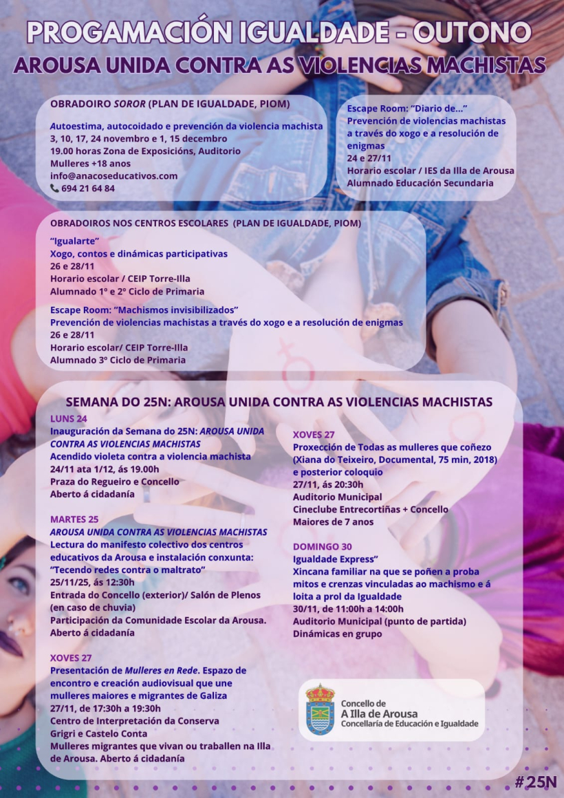 Programación por el 25-N