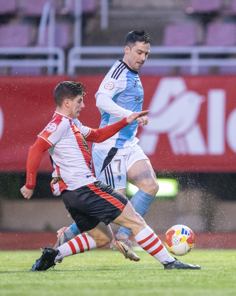 El ribeirense Armental marcó un golazo que supuso el primero para los locales