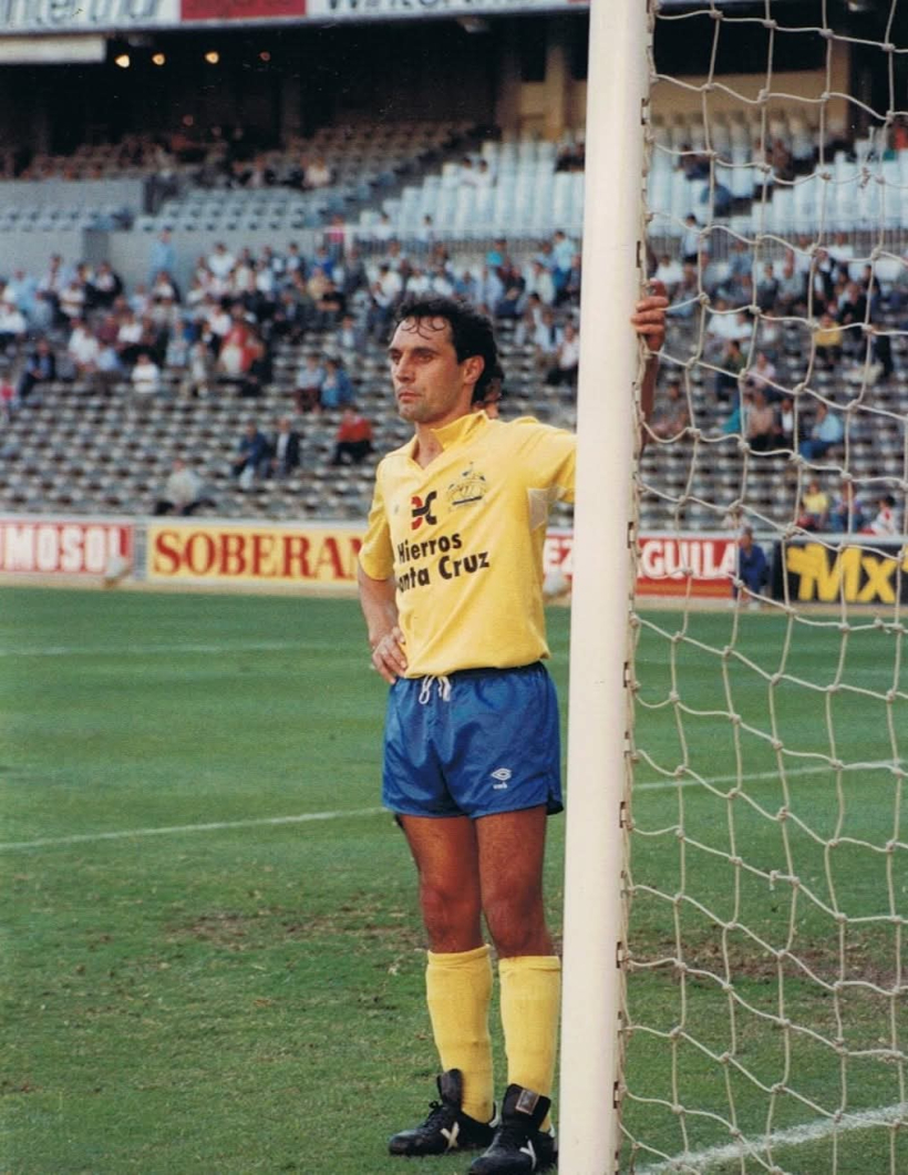 Richar en el Santiago Bernabeu en un partido contra el Castilla