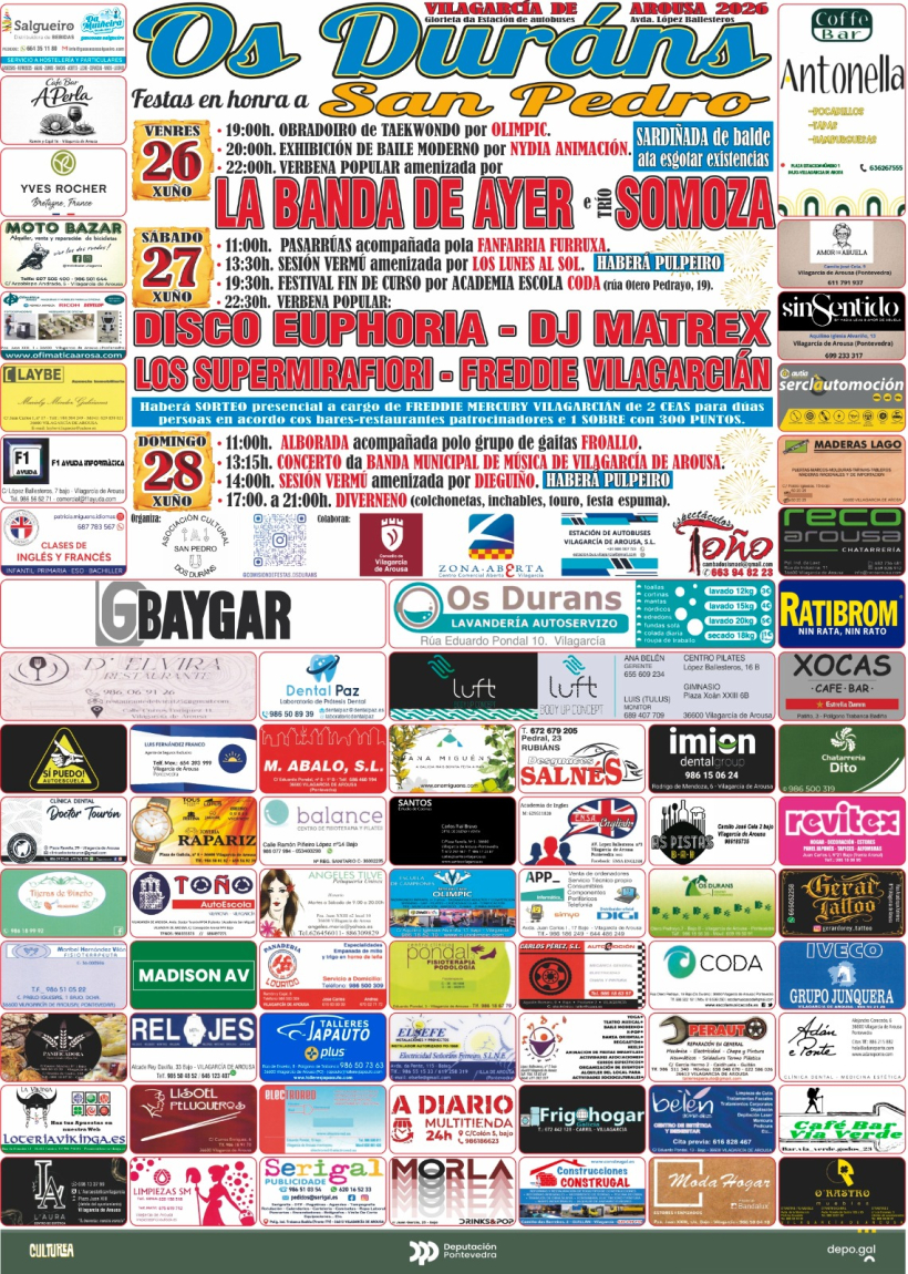 Cartel de Os Duráns