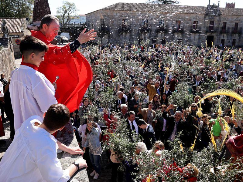 Bendiciu00f3n domingo de ramos Fefiu00f1u00e1ns Cambados