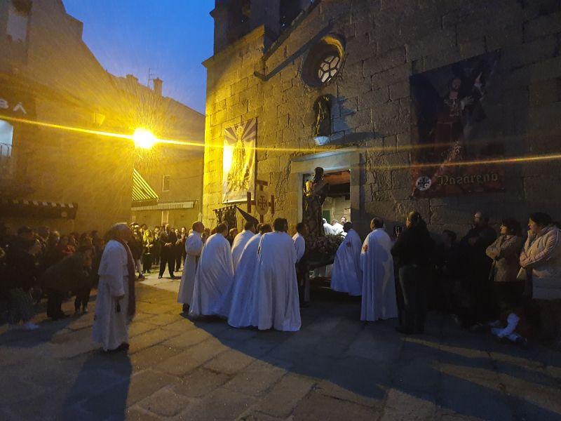 Procesion jesus atado a la columna sanxenxo