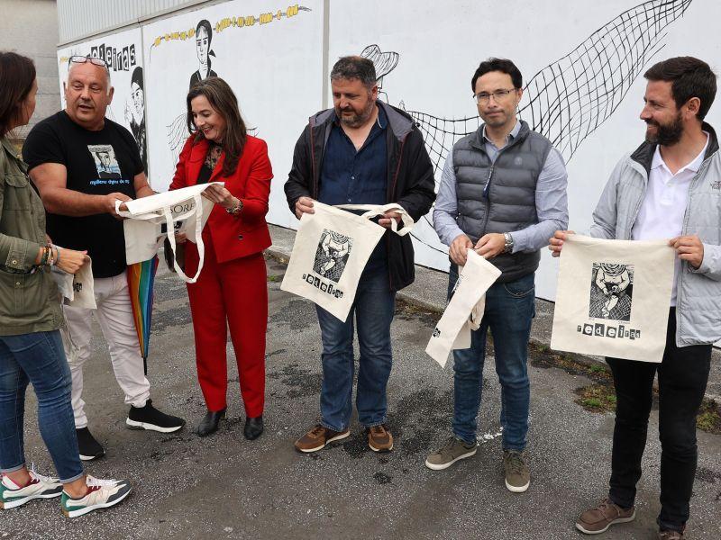Bolsa conmemorativa mural IES Asorey Cambados