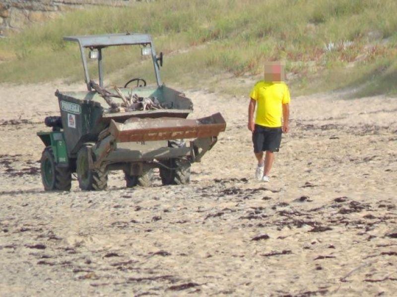 Tractor a lanzada