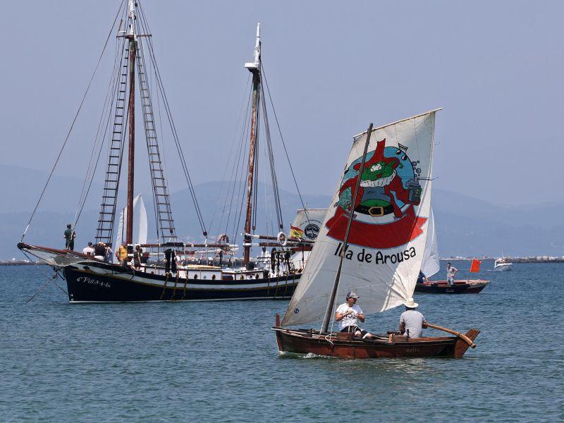 Goleta Volta a Arousa en dorna