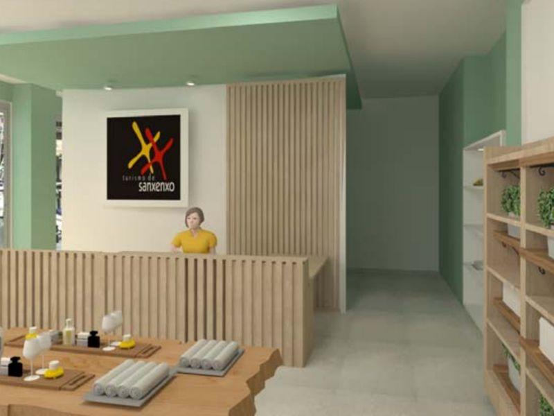 Reforma oficina de turismo puerto deportivo sanxenxo