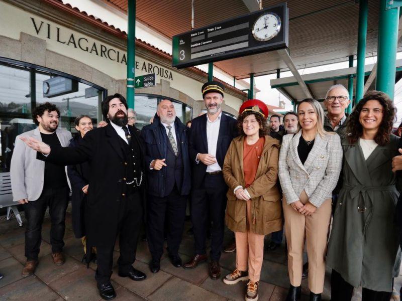 Inauguraciu00f3n museo do ferrocarril mufevi vilagarcu00eda 2