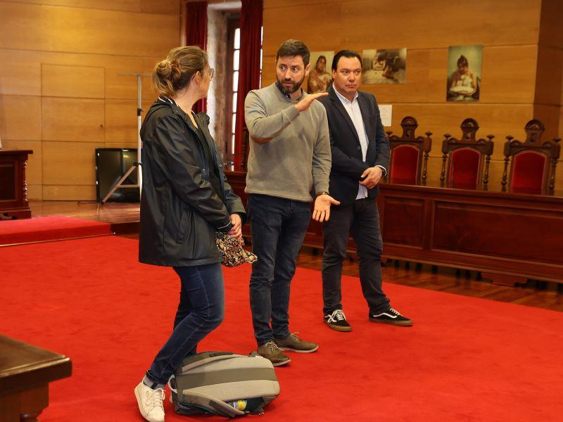 Visita cambados estudiantes bretaña francia vitré intercambio ies ramón cabanillas