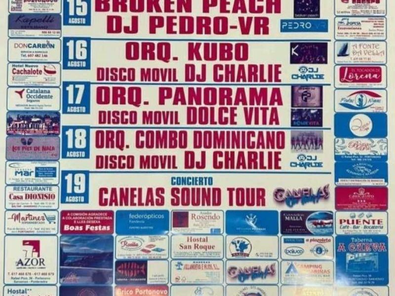 Cartel fiestas portonovo