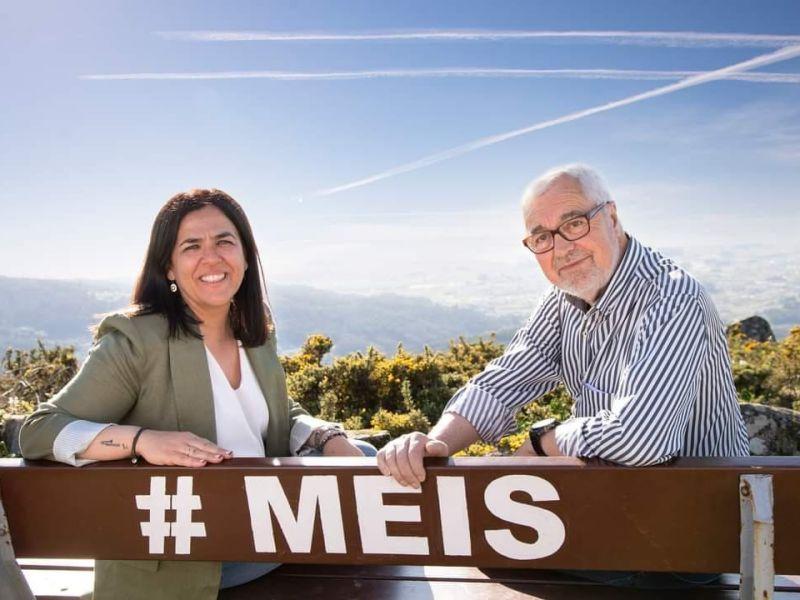 Ramu00f3n Abal con Marta Giru00e1lez