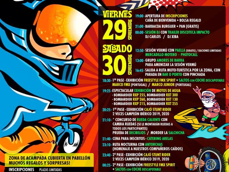 Cartel concentraciu00f3n motera Os Reventapistu00f3ns