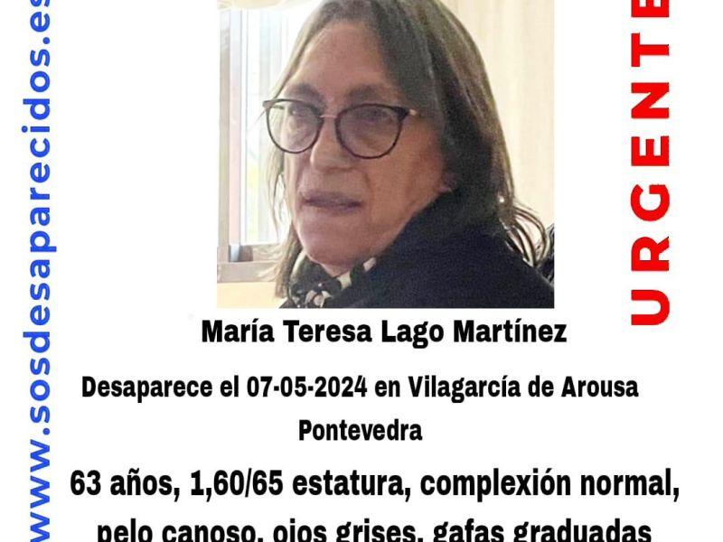 Cartel mujer desaparecida