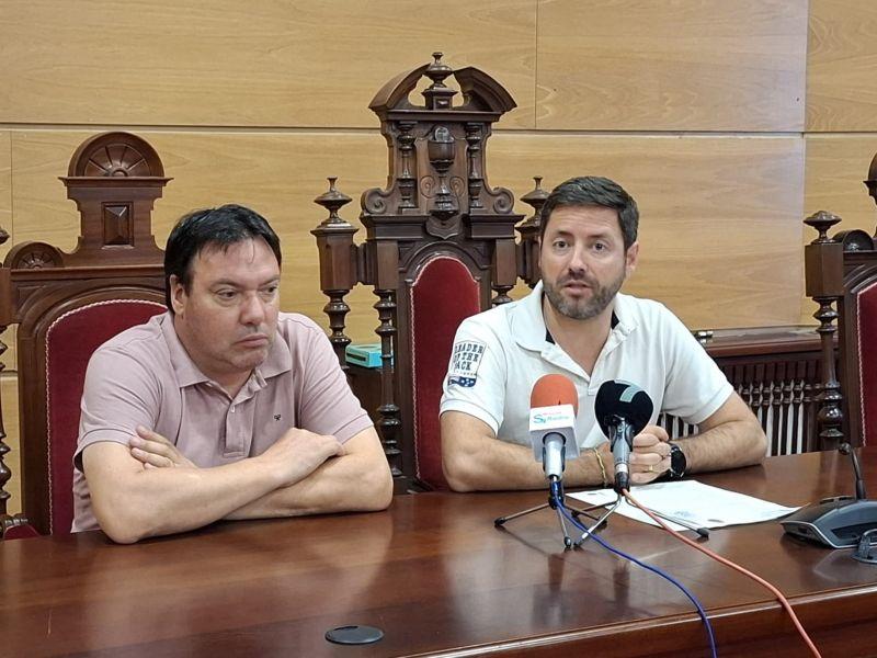 Alcalde cambados samuel lago y concejal festexos tino cordal