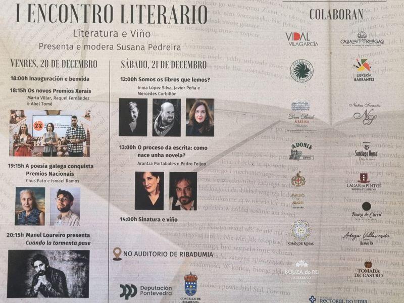 Programa I Encontro Literario Ribadumia