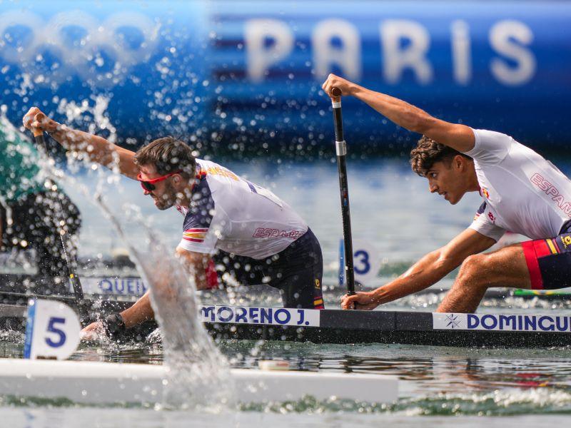 EuropaPress 6145761 joan antoni moreno diego dominguez spain compete in mens canoe double 500m 13051733