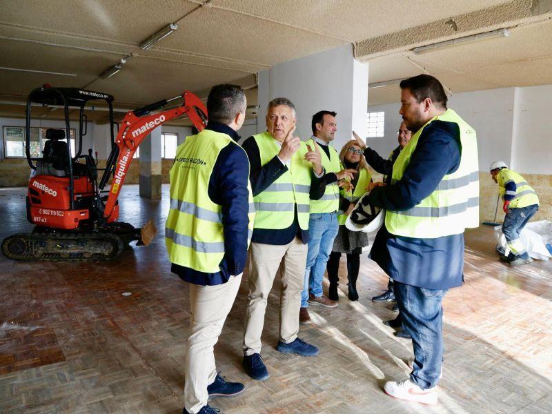 Obras colegio o cruceiro en sanxenxo