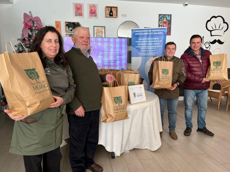 Obradoiro de hostelería o salnés meaño menú navidad cáritas