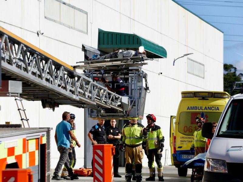 Accidente laboral en O Pousadoiro