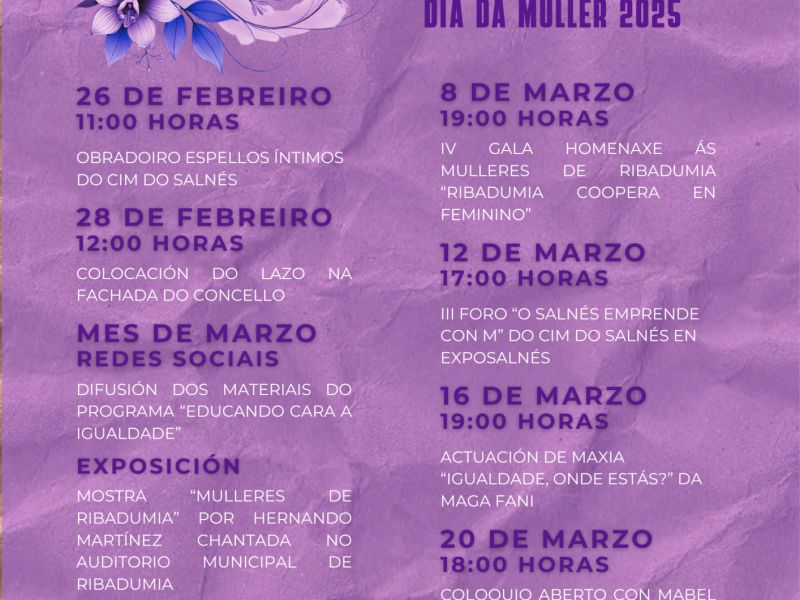Programa 8M Ribadumia