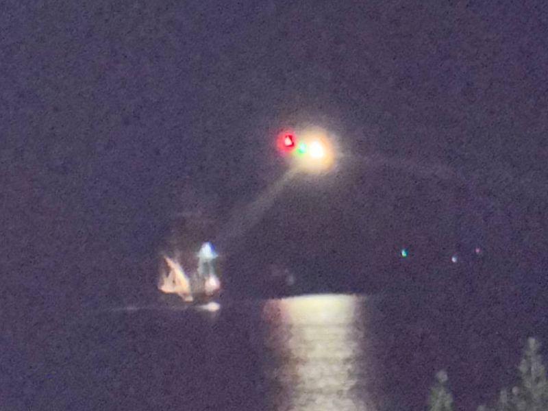 Helicu00f3ptero Salvamento Helimer fragata rura Shtandart A Illa de Arousa foco