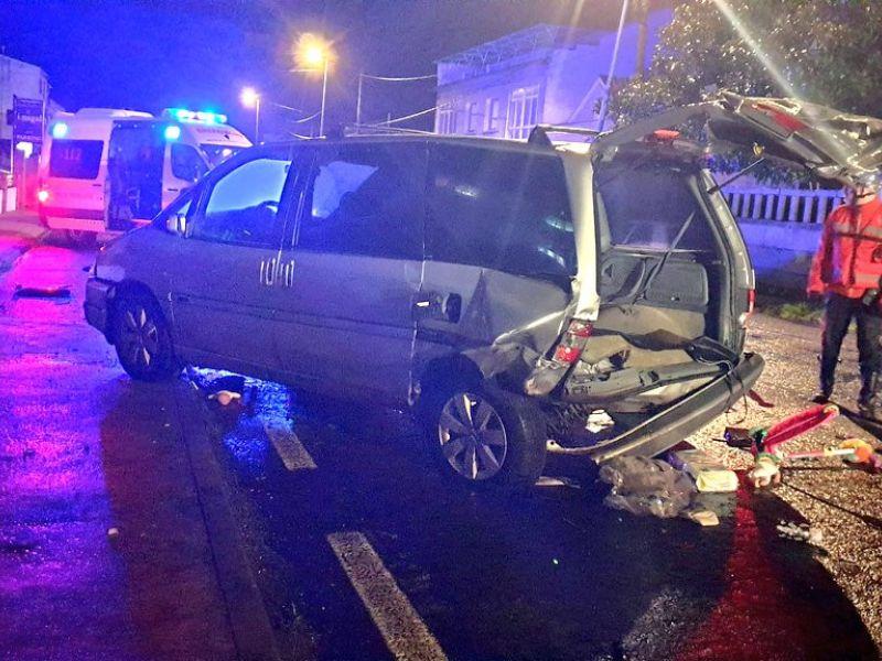 Accidente cambados emerxencias