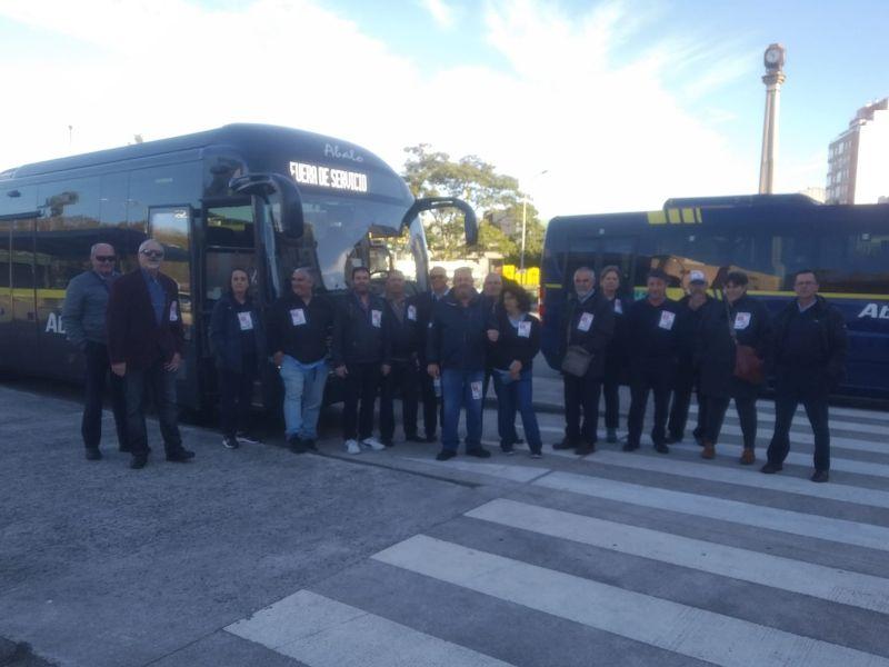 Huelga transporte vilagarcia