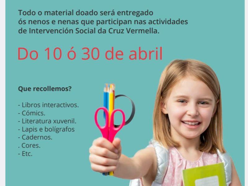 Campau00f1a de recogida de material escolar de la Asociaciu00f3n Ru00edo Gallo