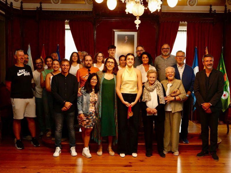 Irene Noya, foto de familia