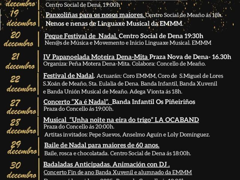 Programa navidad nadal meau00f1o