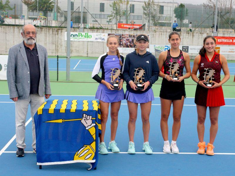 Hernu00e1ndez, las hermanas Kovackova, Yaneva y Bucnik (medios)
